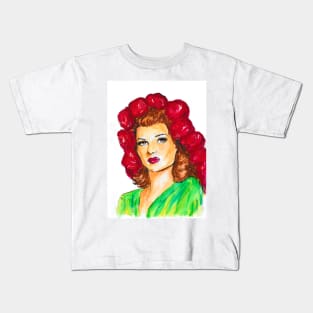 Rita Hayworth Kids T-Shirt